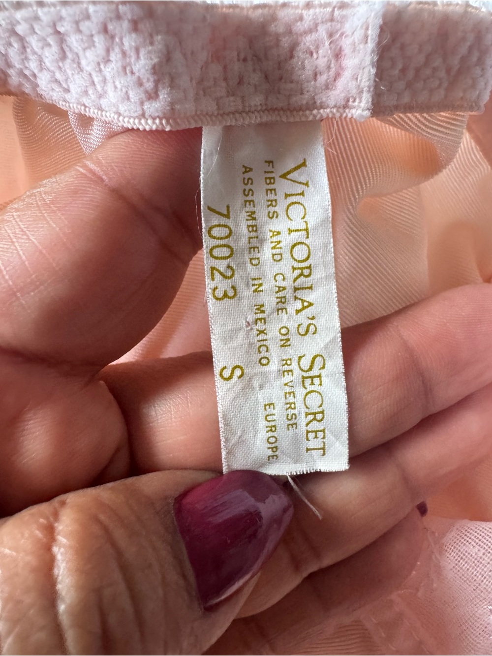 Victoria's Secret vintage Satin Lace Bikini Briefs - Light Pink - Picture 2 of 13